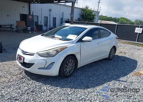 2015 Hyundai Elantra Se из США, поврежденный, VIN 5NPDH4AE2FH613051